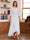 A-Line/Princess Scoop 3/4 Sleeves Ankle-Length Mother of the Bride Dress With Appliques & Lace
