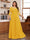 Chiffon A-Line/Princess Scoop 3/4 Sleeves Plus Size Mother of the Bride Dresses with Appliques & Ruffles