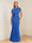 Sheath/Column Asymmetrical One-Shoulder Short Sleeves Mother of the Bride Dresses with Ruched