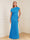Sheath/Column Asymmetrical One-Shoulder Short Sleeves Mother of the Bride Dresses with Ruched
