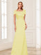 Trumpet/Mermaid Square Neck Short Sleeves Mother of the Bride Dresses with Ruched