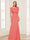 Trumpet/Mermaid Square Neck Short Sleeves Mother of the Bride Dresses with Ruched