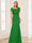 Trumpet/Mermaid Square Neck Short Sleeves Mother of the Bride Dresses with Ruched