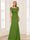 Trumpet/Mermaid Square Neck Short Sleeves Mother of the Bride Dresses with Ruched