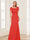Trumpet/Mermaid Square Neck Short Sleeves Mother of the Bride Dresses with Ruched