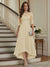 A-Line/Princess Half Sleeves Scoop Asymmetrical Mother of the Bride Dresses with Ruched & Applique