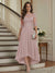 A-Line/Princess Half Sleeves Scoop Asymmetrical Mother of the Bride Dresses with Ruched & Applique