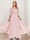 Chiffon V-Neck Half Sleeves Mother of the Bride Pantsuits with Applique