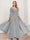 Chiffon V-Neck Half Sleeves Mother of the Bride Pantsuits with Applique