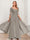 Chiffon V-Neck Half Sleeves Mother of the Bride Pantsuits with Applique