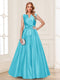 A-Line/Princess V-Neck Sleeveless Mother of the Bride Dresses with Bow