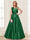 A-Line/Princess V-Neck Sleeveless Mother of the Bride Dresses with Bow
