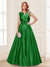 A-Line/Princess V-Neck Sleeveless Mother of the Bride Dresses with Bow