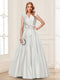 A-Line/Princess V-Neck Sleeveless Mother of the Bride Dresses with Bow