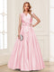 A-Line/Princess V-Neck Sleeveless Mother of the Bride Dresses with Bow