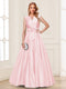 A-Line/Princess V-Neck Sleeveless Mother of the Bride Dresses with Bow