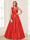 A-Line/Princess V-Neck Sleeveless Mother of the Bride Dresses with Bow
