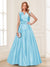 A-Line/Princess V-Neck Sleeveless Mother of the Bride Dresses with Bow