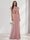 A-Line/Princess Scoop Short Sleeves Sequins Bridesmaid Dresses