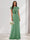 A-Line/Princess Scoop Short Sleeves Sequins Bridesmaid Dresses
