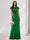 A-Line/Princess Scoop Short Sleeves Sequins Bridesmaid Dresses