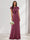 A-Line/Princess Scoop Short Sleeves Sequins Bridesmaid Dresses