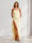 Sheath/Column One-Shoulder Pleated Ruffle Bridesmaid Dresses with Split Side