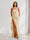 Sheath/Column One-Shoulder Pleated Ruffle Bridesmaid Dresses with Split Side