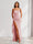 Sheath/Column One-Shoulder Pleated Ruffle Bridesmaid Dresses with Split Side