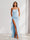 Sheath/Column One-Shoulder Pleated Ruffle Bridesmaid Dresses with Split Side