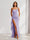 Sheath/Column One-Shoulder Pleated Ruffle Bridesmaid Dresses with Split Side
