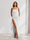 Sheath/Column One-Shoulder Pleated Ruffle Bridesmaid Dresses with Split Side