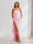 Sheath/Column One-Shoulder Pleated Ruffle Bridesmaid Dresses with Split Side