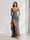 Sheath/Column One-Shoulder Pleated Ruffle Bridesmaid Dresses with Split Side