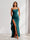 Sheath/Column One-Shoulder Pleated Ruffle Bridesmaid Dresses with Split Side