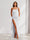 Sheath/Column One-Shoulder Pleated Ruffle Bridesmaid Dresses with Split Side