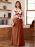 A-Line/Princess Scoop Long Sleeves Floor-Length Ruched Plus Size Mother of the Bride Dresses With Appliques