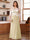 A-Line/Princess Scoop Long Sleeves Floor-Length Ruched Plus Size Mother of the Bride Dresses With Appliques