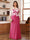 A-Line/Princess Scoop Long Sleeves Floor-Length Ruched Plus Size Mother of the Bride Dresses With Appliques