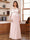 A-Line/Princess Scoop Long Sleeves Floor-Length Ruched Plus Size Mother of the Bride Dresses With Appliques