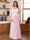 A-Line/Princess Scoop Long Sleeves Floor-Length Ruched Plus Size Mother of the Bride Dresses With Appliques
