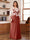 A-Line/Princess Scoop Long Sleeves Floor-Length Ruched Plus Size Mother of the Bride Dresses With Appliques