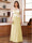 A-Line/Princess Scoop Long Sleeves Floor-Length Ruched Plus Size Mother of the Bride Dresses With Appliques