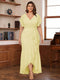 Trumpet/Mermaid V-Neck Short Sleeves Ruched Plus Size Mother of the Bride Dresses with Ruffles