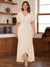 Trumpet/Mermaid V-Neck Short Sleeves Ruched Plus Size Mother of the Bride Dresses with Ruffles