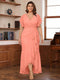 Trumpet/Mermaid V-Neck Short Sleeves Ruched Plus Size Mother of the Bride Dresses with Ruffles