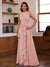 A-Line/Princess Crew Neck Sleeveless Mother of the Bride Dresses with Appliques & Ruffles