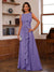 A-Line/Princess Crew Neck Sleeveless Mother of the Bride Dresses with Appliques & Ruffles