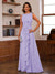 A-Line/Princess Crew Neck Sleeveless Mother of the Bride Dresses with Appliques & Ruffles