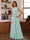 A-Line/Princess Crew Neck Sleeveless Mother of the Bride Dresses with Appliques & Ruffles